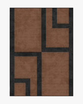 Aldo Brown & Black Rug by The Local Project