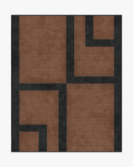 Aldo Brown & Black Rug by The Local Project