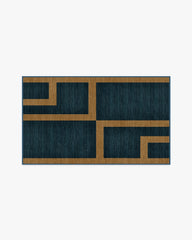 Aldo Indigo & Ochre Rug by The Local Project
