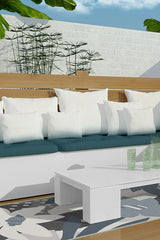 Arcadia Steel Blue Outdoor Rug