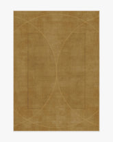 Ayla Gold Flatwoven Rug by Architectural Digest