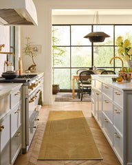 Ayla Gold Flatwoven Rug by Architectural Digest