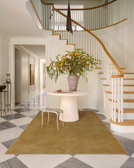 Ayla Gold Flatwoven Rug by Architectural Digest