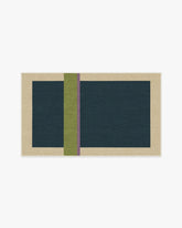 Breakout Teal & Chartreuse Rug by Architectural Digest