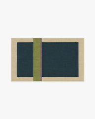 Breakout Teal & Chartreuse Rug by Architectural Digest