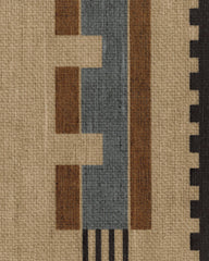 Kasi Black & Tan Flatwoven Rug by Architectural Digest