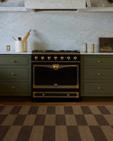 Yates Check Brown Re-Jute Rug by Architectural Digest