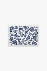 Bella Bouquet Delft Blue Bath Mat