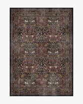 Blackthorn Charcoal & Amber Rug by Morris & Co.