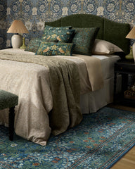 Blackthorn Navy Rug by Morris & Co.