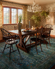 Blackthorn Navy Rug by Morris & Co.