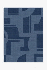 Bodin Ink Blue Outdoor Rug