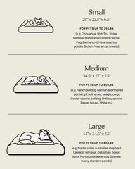 Charlee Checkered Neutral Woven Bolster Pet Bed