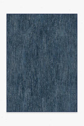 Chunky Solid Blue Outdoor Rug