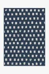 Cobblestone Navy Outdoor Rug