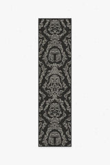 Dark Side Damask Charcoal Rug