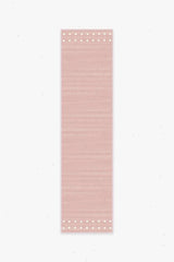 Dot Border Pink Rug
