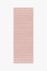 Dot Border Pink Rug