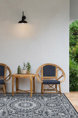 Fontaine Black Outdoor Rug