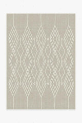 Gemma Lattice Natural Outdoor Rug