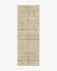 Glen Plaid Camel & Burgundy Rug