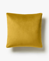 Goldenrod Velvet Throw Pillow
