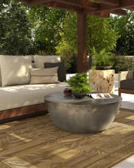 Bamboo Natural Gold Outdoor Rug by Gracie
