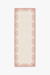 Fringe Pink & Ivory Rug by Gray Malin