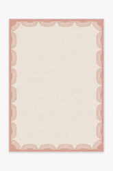 Fringe Pink & Ivory Rug by Gray Malin