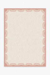 Fringe Pink & Ivory Rug by Gray Malin