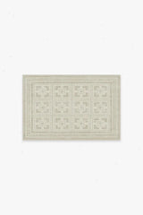 Palm Springs Ivory Stone Rug by Gray Malin