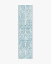 Palmetto Coastal Blue Rug by Gray Malin