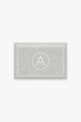 Halo Monogram Bath Mat