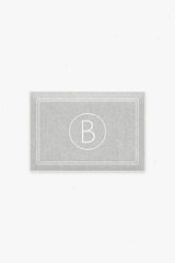 Halo Monogram Bath Mat