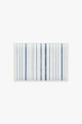 Harbor Stripe Blue Bath Mat