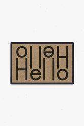 Hello Light Coir Doormat