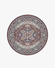 Hendesi Heriz Bordeaux Rug