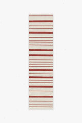 Hudson Stripe Red Rug