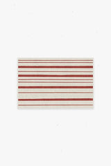 Hudson Stripe Red Rug