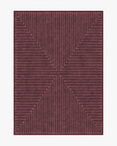 Inkdrop Burgundy Rug by Jonathan Adler