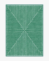 Inkdrop Green Rug by Jonathan Adler