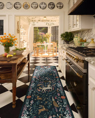 Dreamweaver Blue Multicolor Rug by Iris Apfel