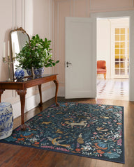 Dreamweaver Blue Multicolor Rug by Iris Apfel