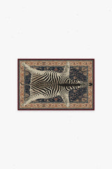 On Safari Sapphire Rug by Iris Apfel