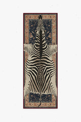 On Safari Sapphire Rug by Iris Apfel