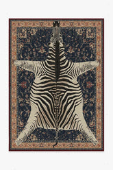 On Safari Sapphire Rug by Iris Apfel