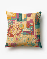 Remix Jewel Multicolor Woven Throw Pillow by Iris Apfel