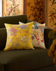 Remix Jewel Multicolor Woven Throw Pillow by Iris Apfel