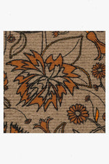 Spring Has Sprung Burnt Orange Doormat by Iris Apfel