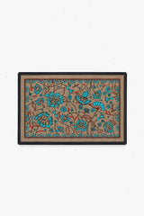 Spring Has Sprung Turquoise Doormat by Iris Apfel